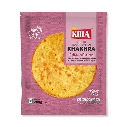 "Healthy and garlic-flavored Methi Bajri Lasan Khakhra, a multigrain snack"
"Buy homemade and low-calorie Methi Bajri Lasan Khakhra online"
"Best Methi Bajri Lasan Khakhra for diet plans and healthy snacking"
"Methi Bajri Khakhra available for online delivery across India"
"Best Methi Bajri Khakhra brand in Gujarat and Mumbai"
"Wholesale Methi Bajri Lasan Khakhra in Delhi and Bangalore"
"Vegan and garlic-flavored Methi Bajri Khakhra for a healthy lifestyle"
"Diet-friendly Methi Bajri Lasan Khakhra"