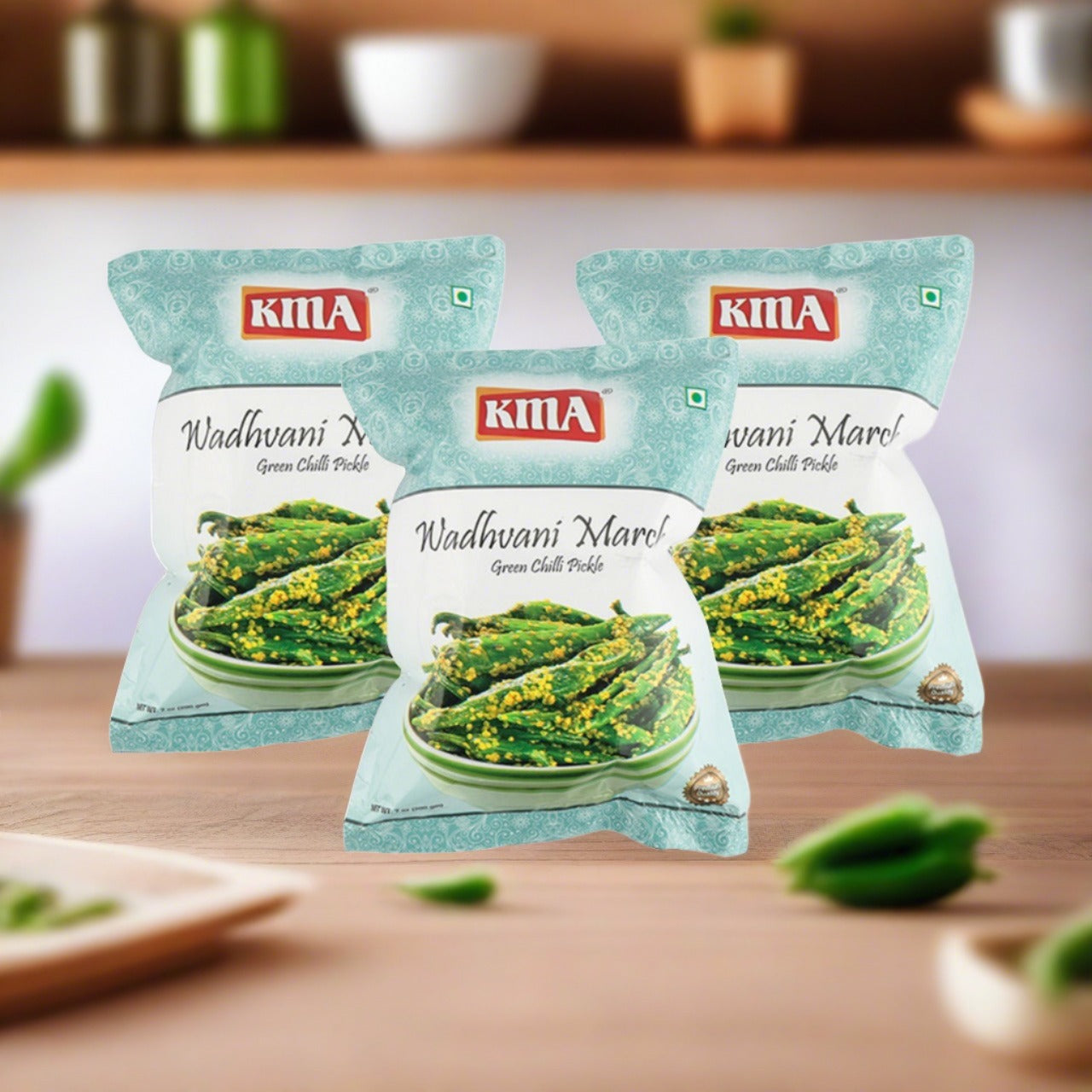 Introducing KMA Wadhvani Marcha Pickle, a traditional Gujarati Green Chilli Mustard Pickle that will tantalize your taste buds with its authentic flavors. This pickle is also known as Raita Marcha, which is loved by pickle enthusiasts across the country.